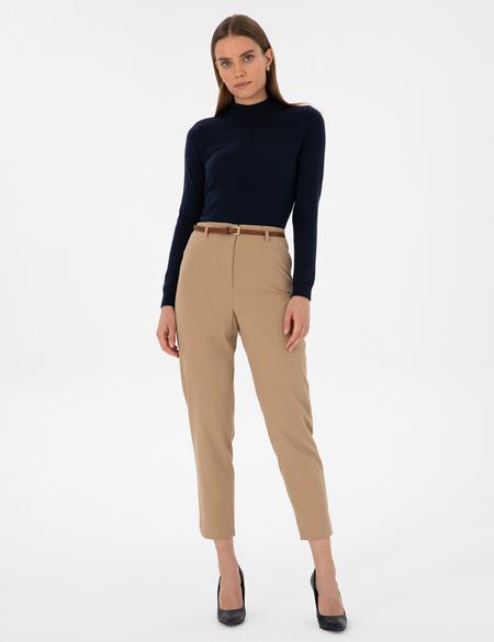 Bej Carrot Fit Kumaş Pantolon - 50310114014