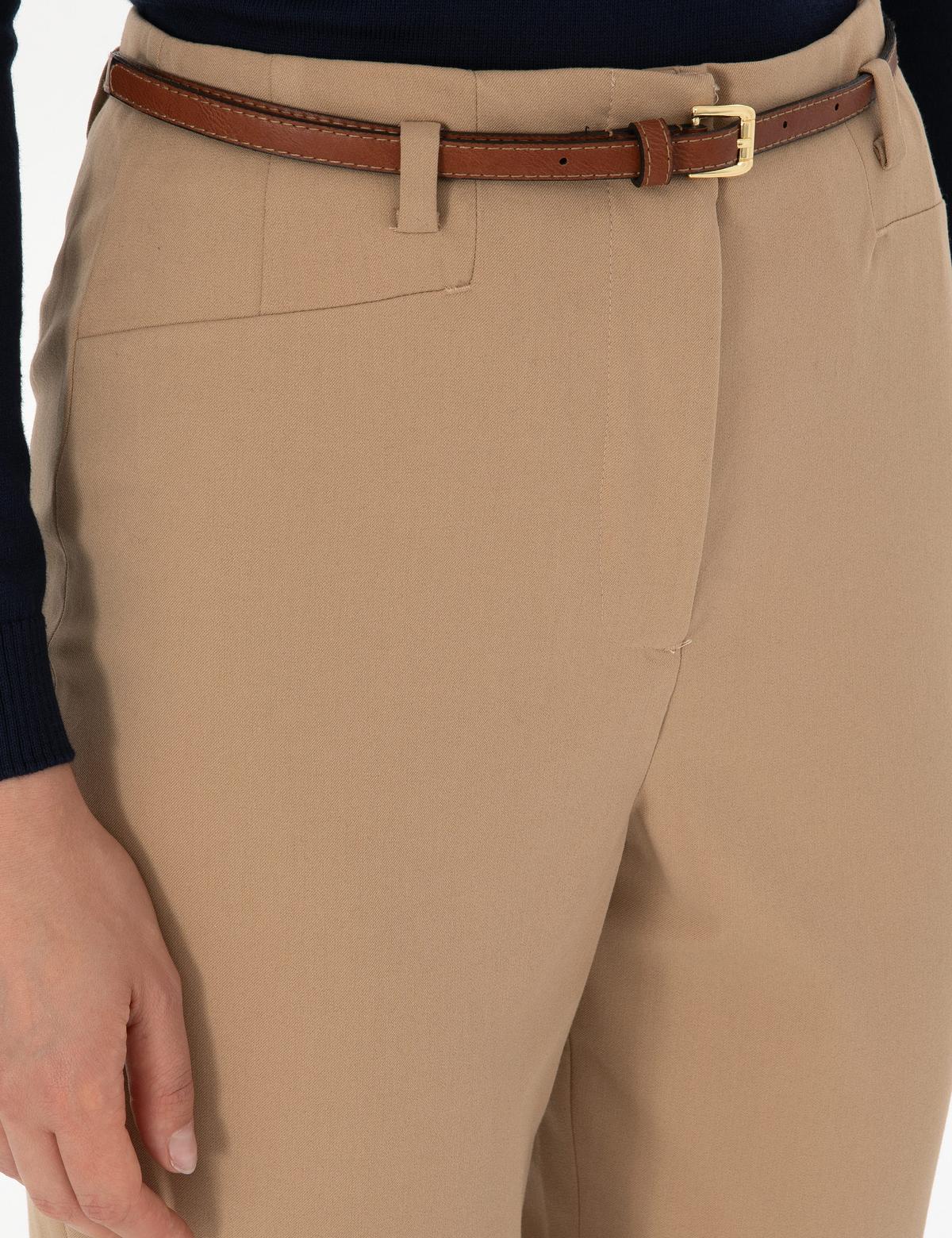 Bej Carrot Fit Kumaş Pantolon - 50310114014