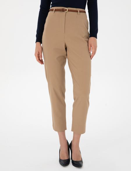 Bej Carrot Fit Kumaş Pantolon - 50310114014