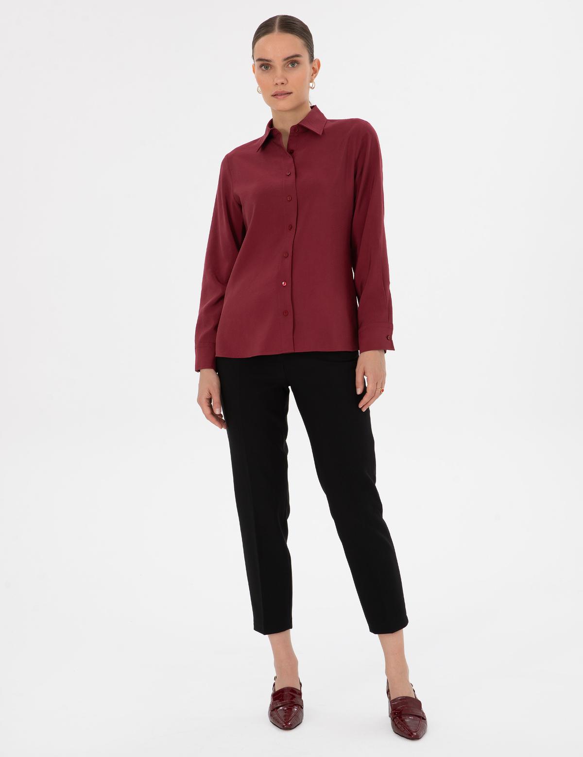 Siyah Carrot Fit Kumaş Pantolon - 50310123002