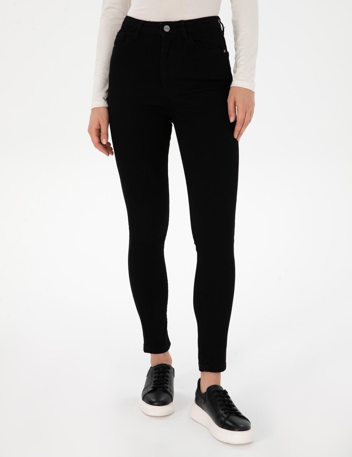Siyah Skinny Fit Jean Pantolon - 50317996001