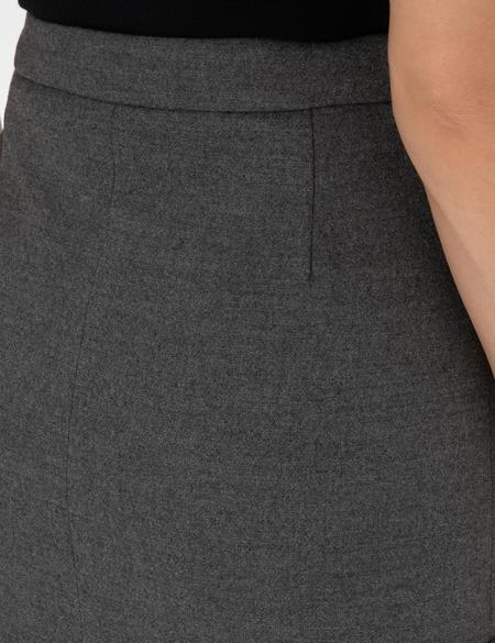 Antrasit A Kesim Dokuma Etek - 50314094003