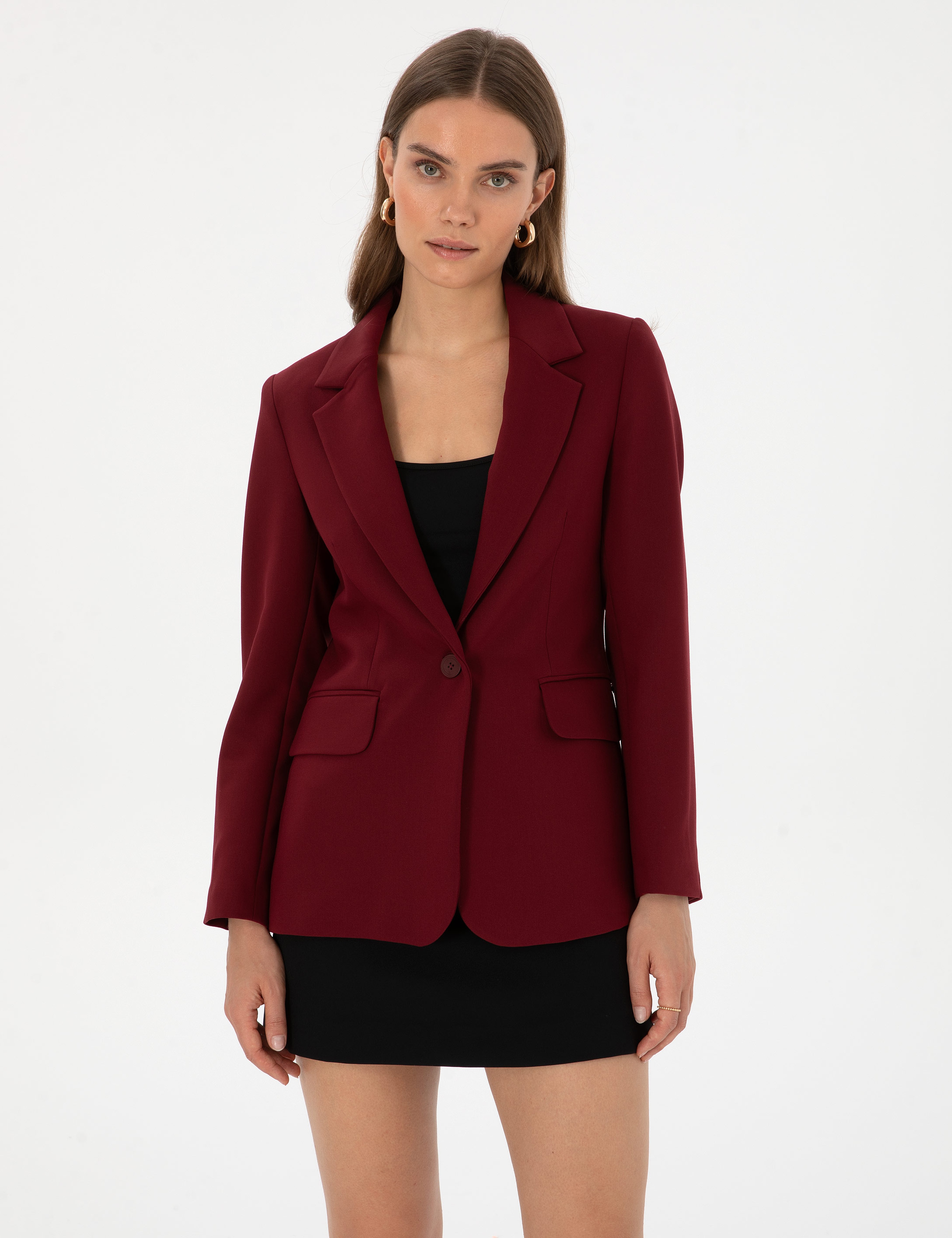Vişne Slim Fit Ceket