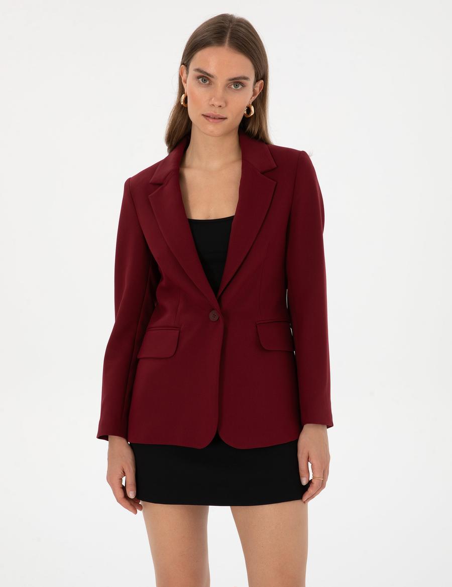 Vişne Slim Fit Ceket