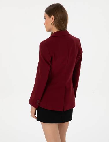 Vişne Slim Fit Ceket