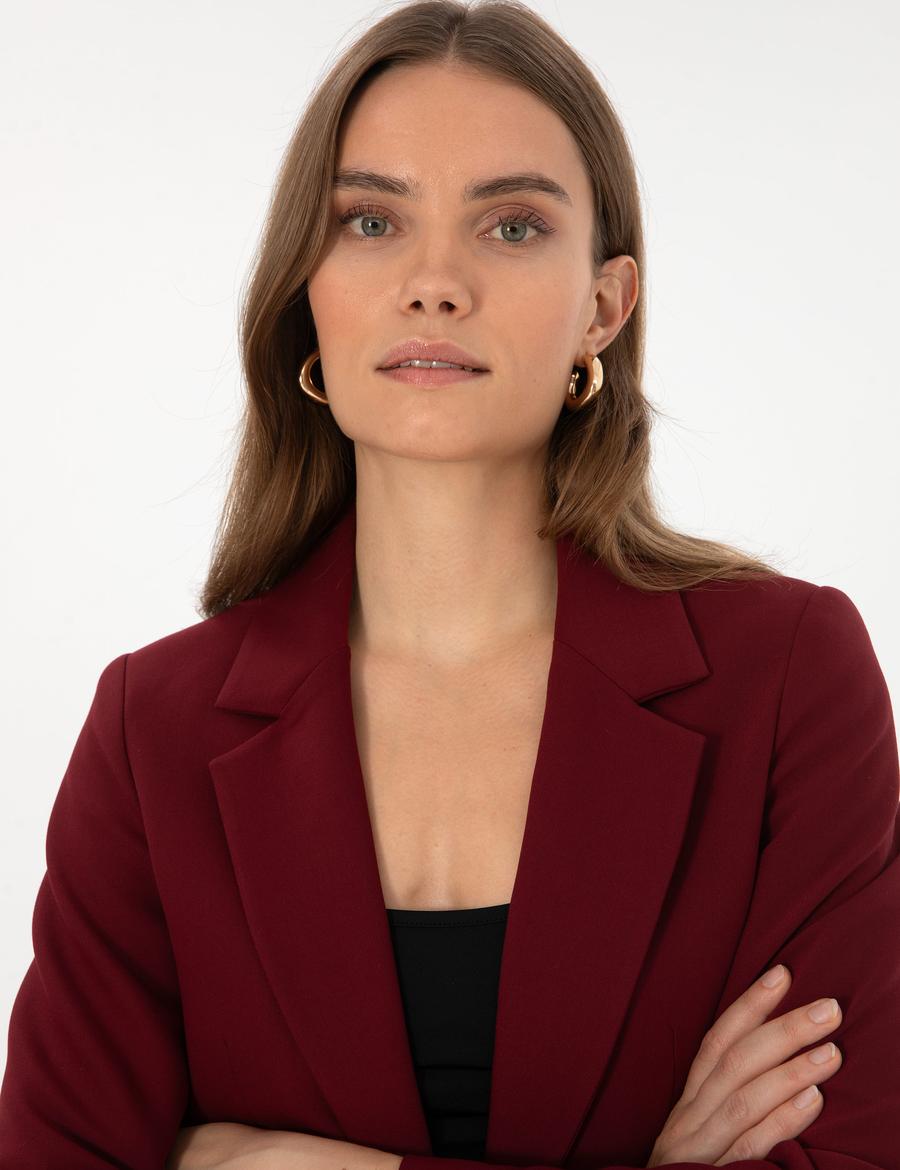 Vişne Slim Fit Ceket