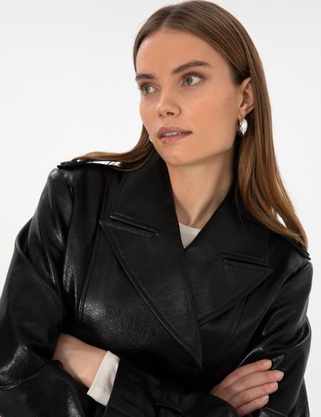 Siyah Regular Fit Kaban - 50310283001