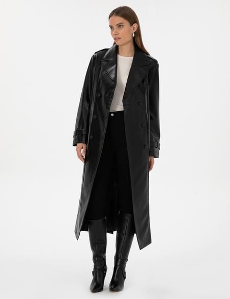 Siyah Regular Fit Kaban - 50310283001