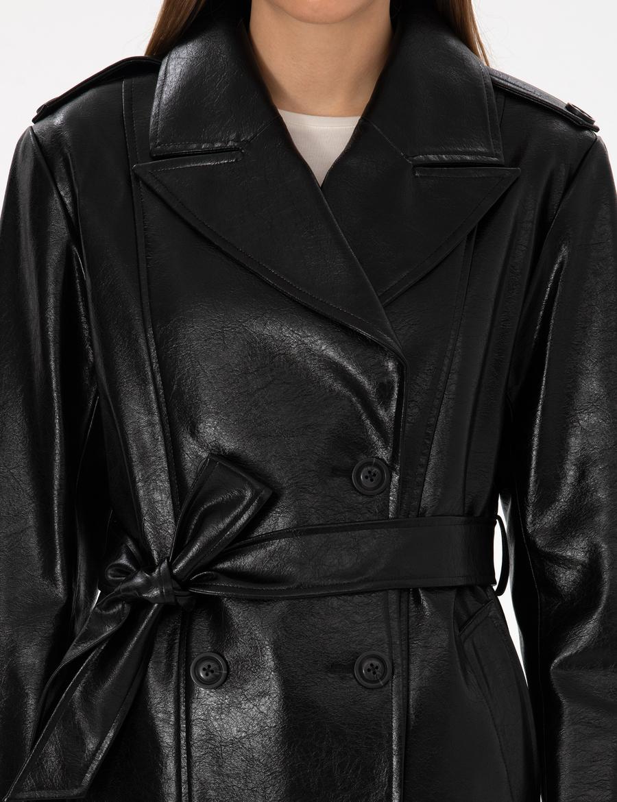 Siyah Regular Fit Kaban