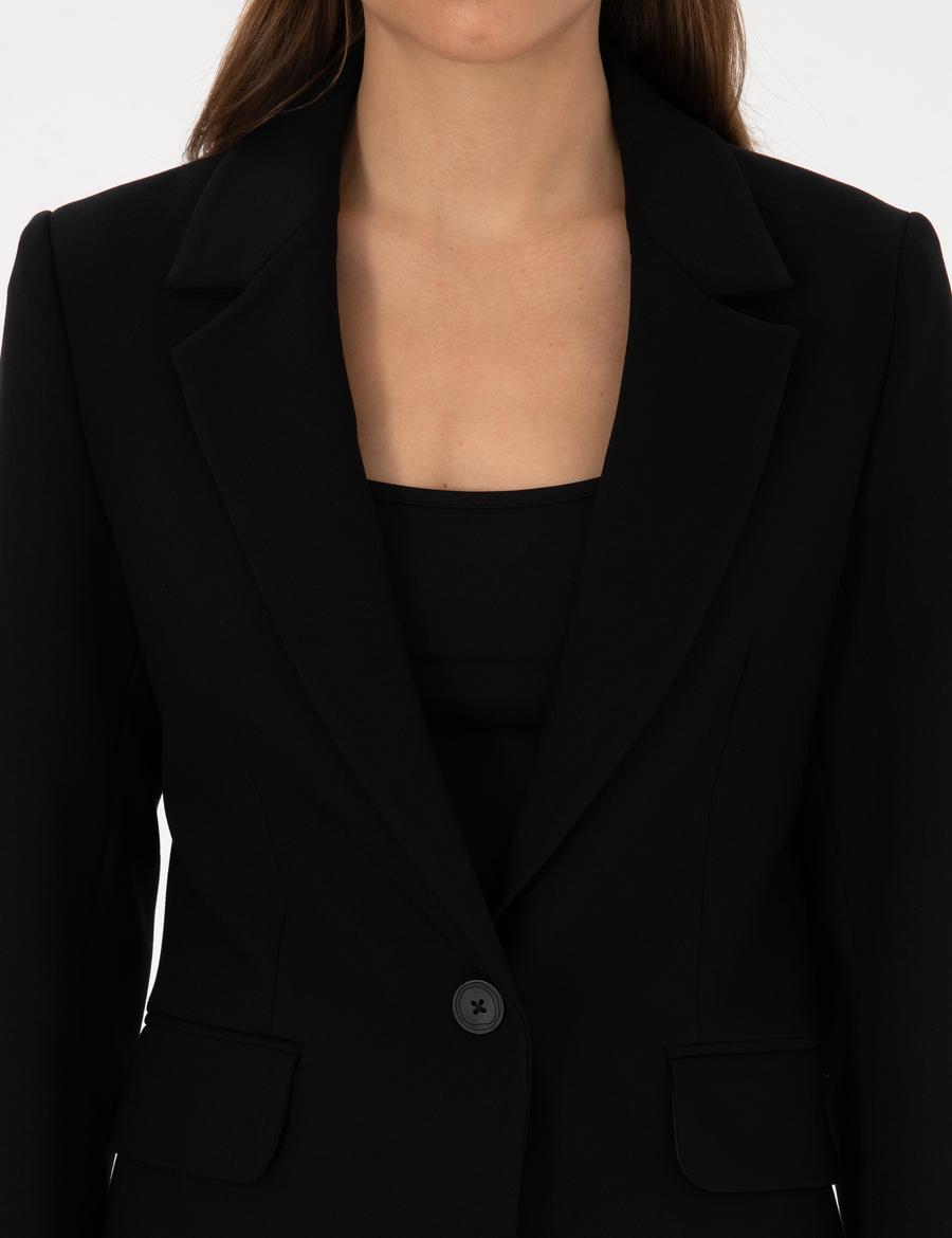 Siyah Slim Fit Ceket