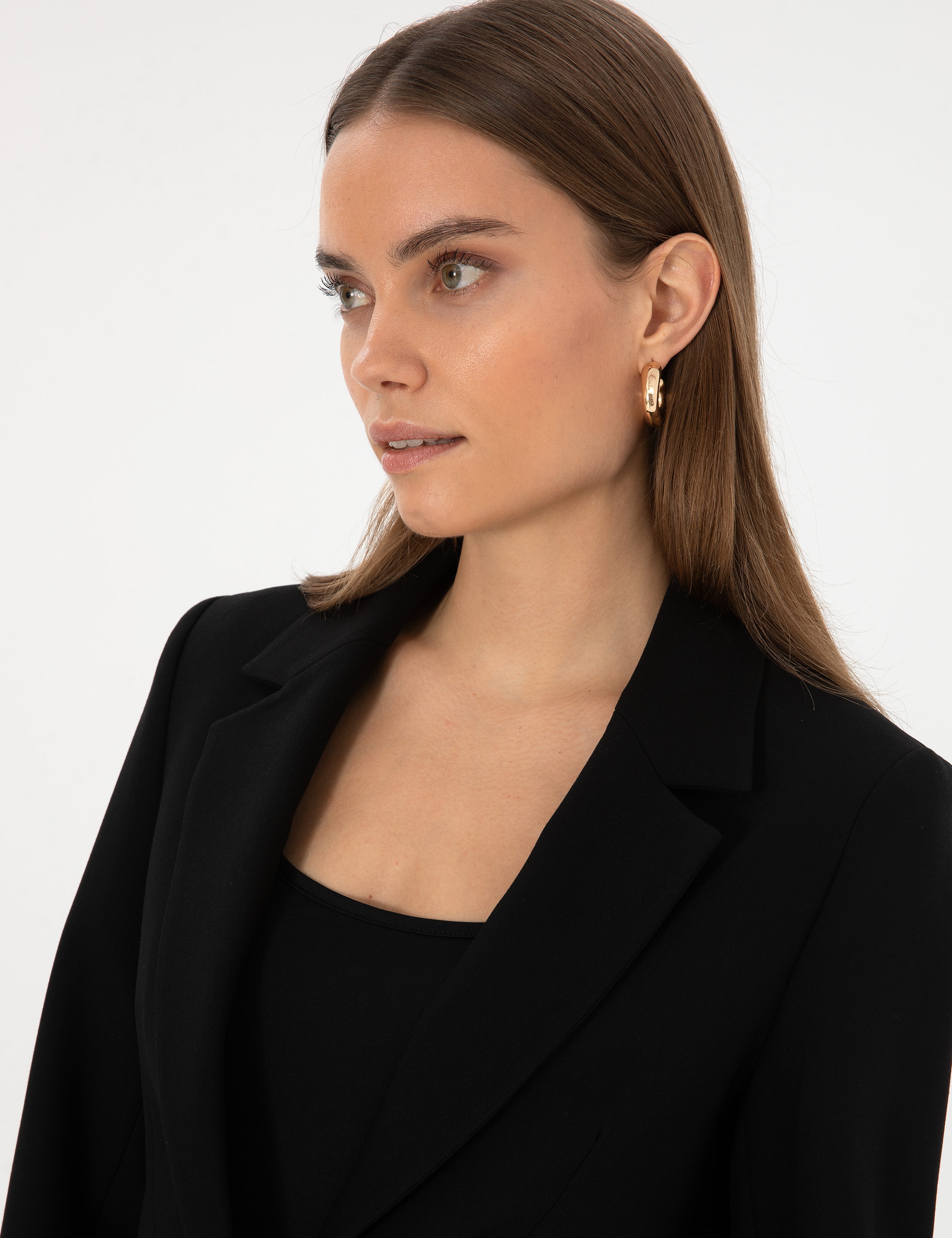 Siyah Slim Fit Ceket - Image 2