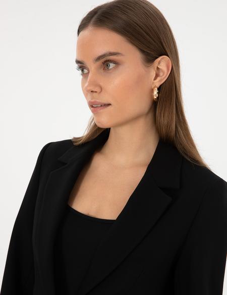 Siyah Slim Fit Ceket - 50310125006