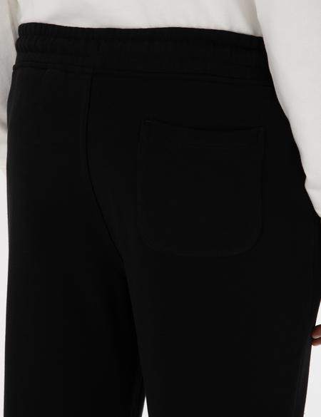 Siyah Slim Fit 3 İplik Düz Paça Eşofman Altı - 50317670008