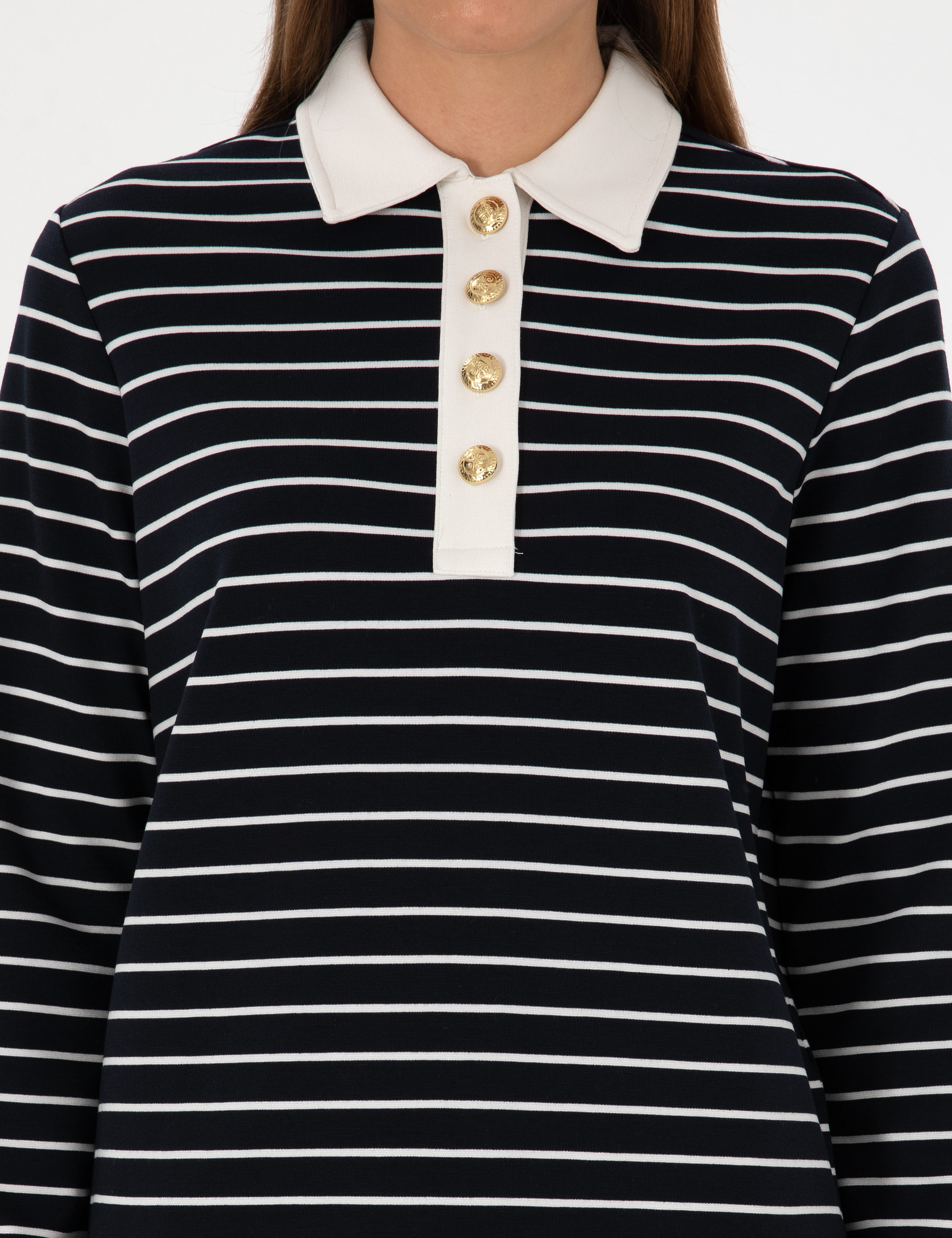 Lacivert Comfort Fit Sweatshirt - Image 6