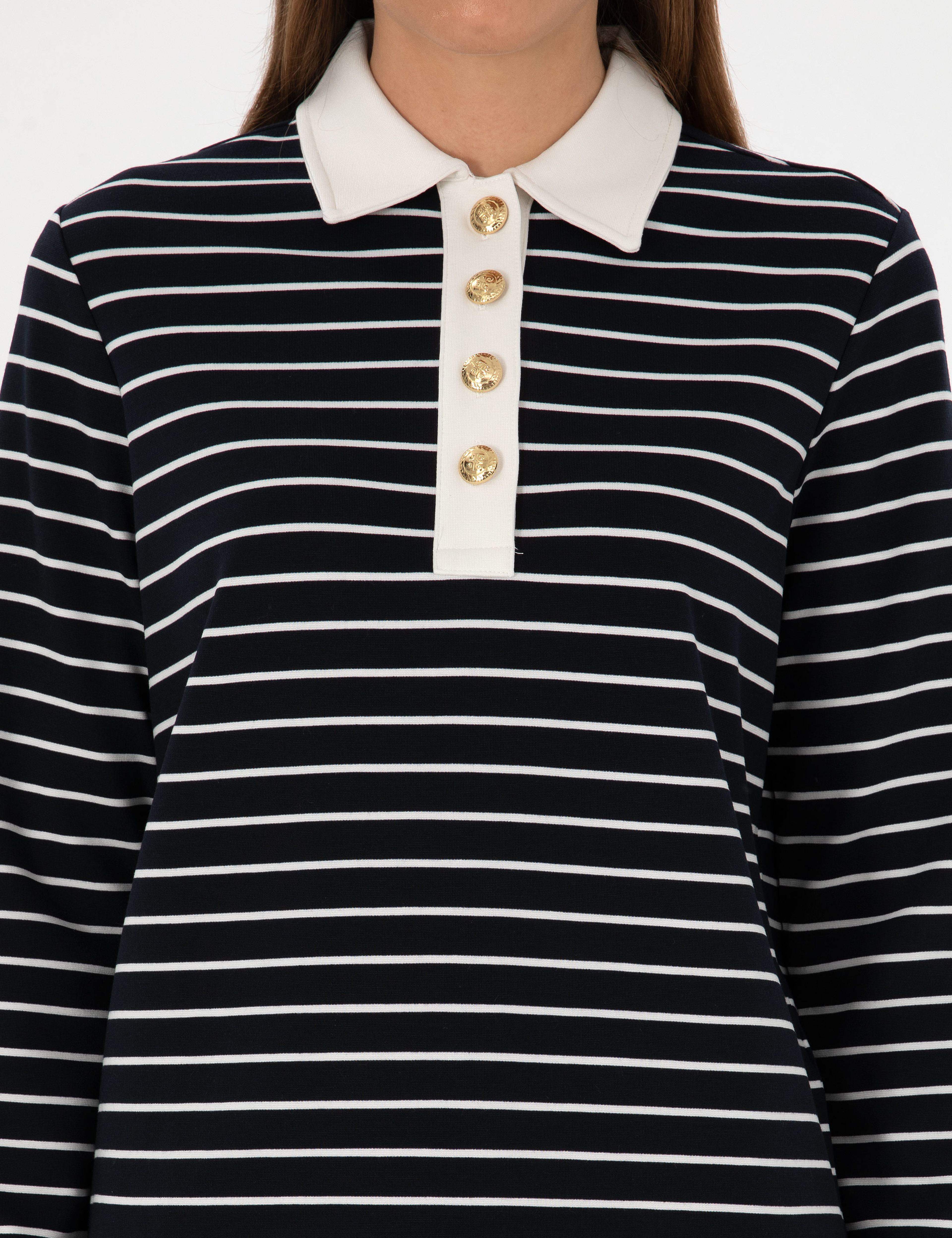 Lacivert Comfort Fit Sweatshirt