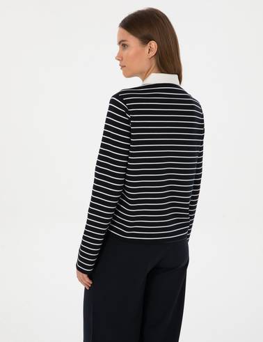 Lacivert Comfort Fit Sweatshirt