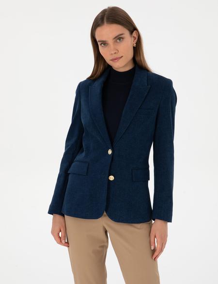 Saks Regular Fit Jean Ceket - 50315592012