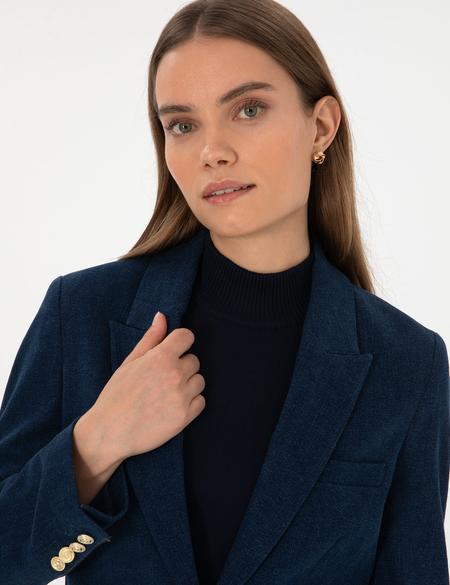 Saks Regular Fit Jean Ceket - 50315592012