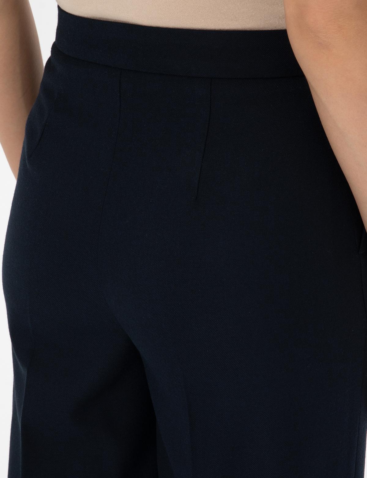 Lacivert Palazzo Kumaş Pantolon - 50310115036