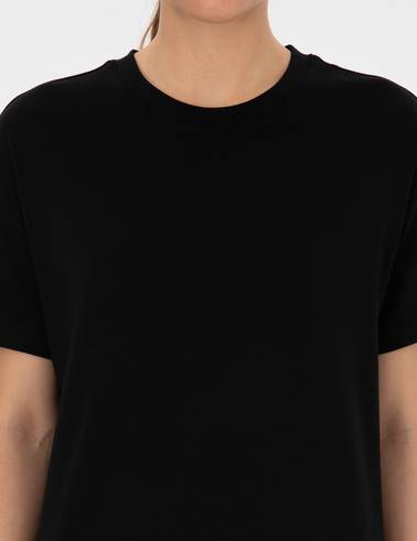 Siyah Oversize Basic Tişört