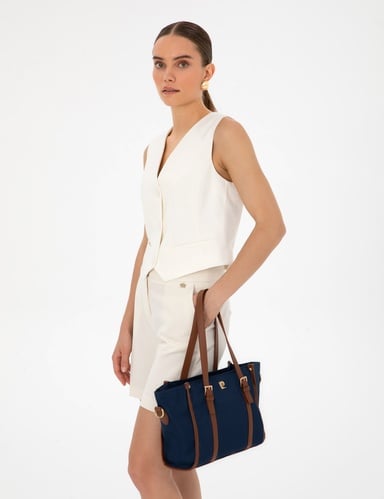 Lacivert Omuz Çantası