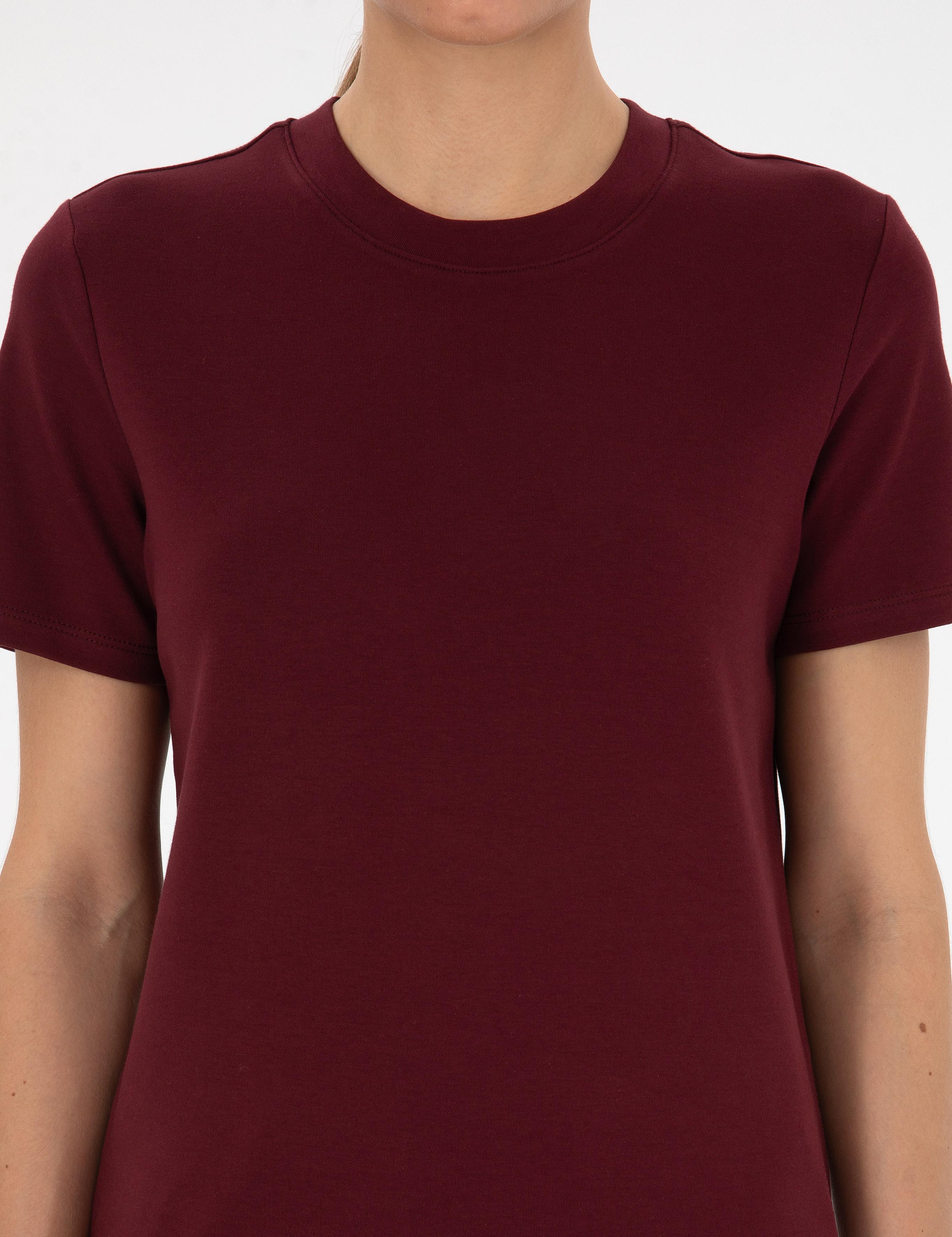 Vişne Regular Fit Basic Tişört