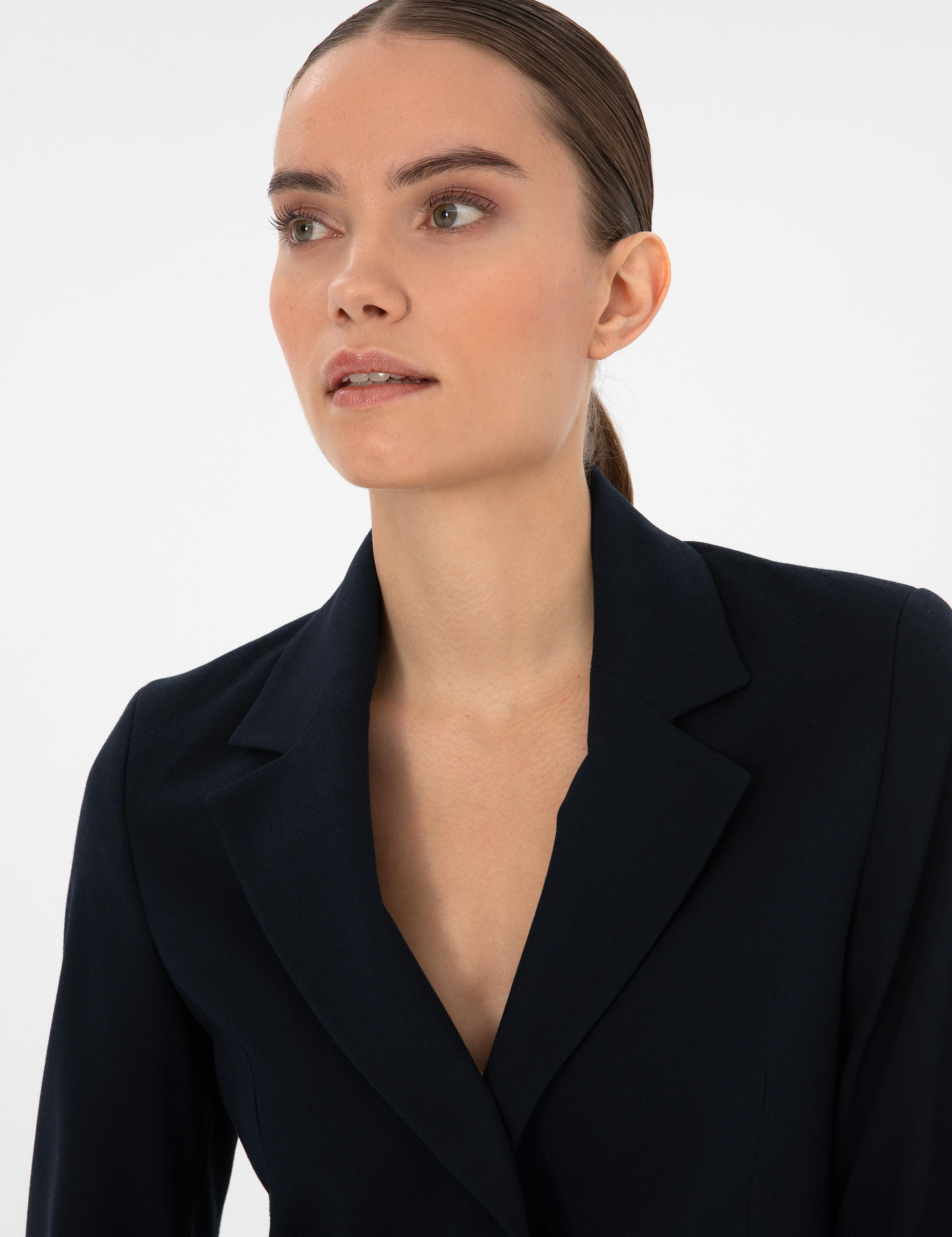 Lacivert Slim Fit Ceket