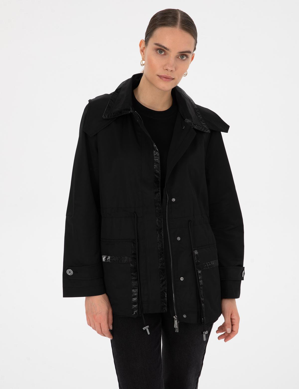 Siyah Regular Fit Kaban - 50306387003