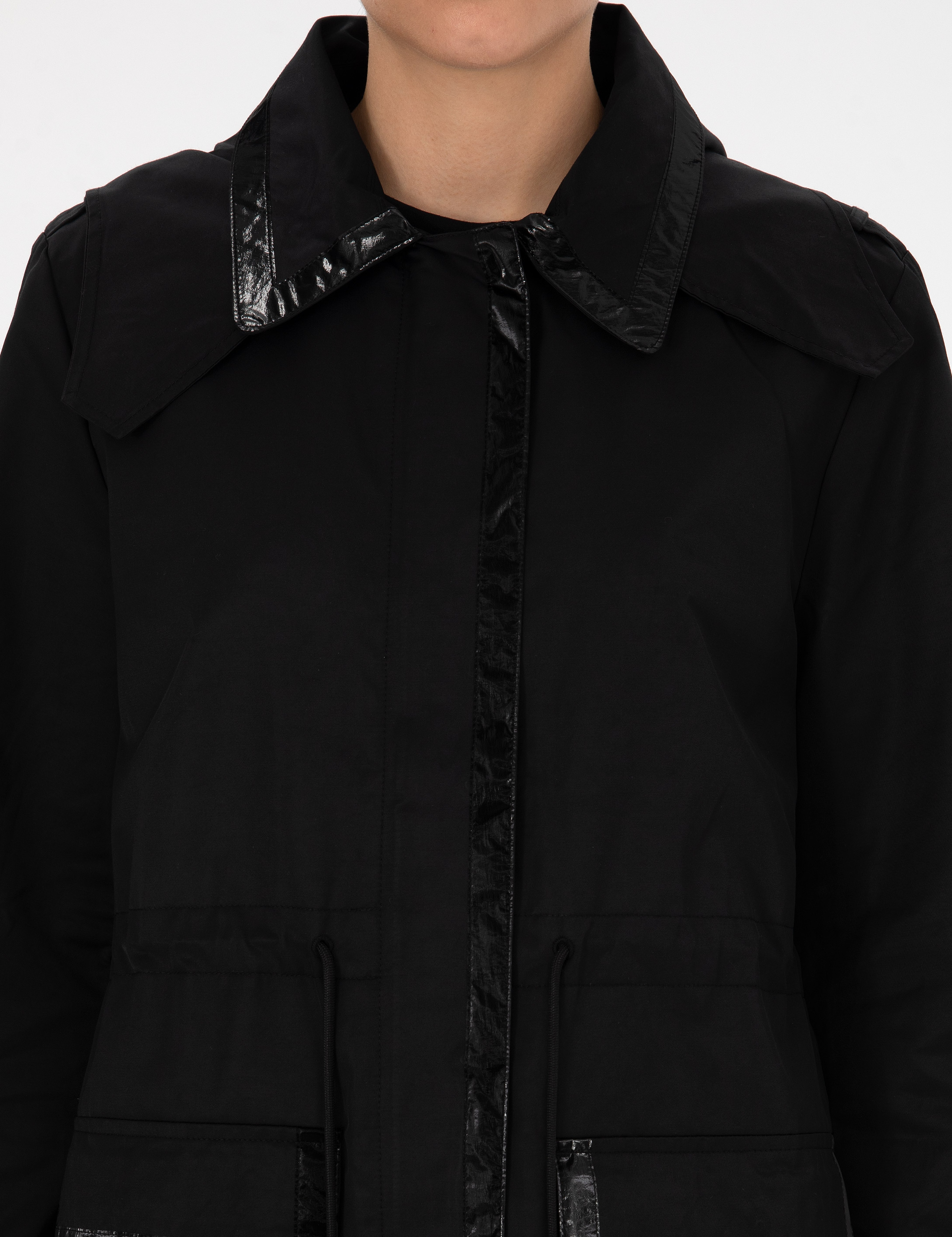 Siyah Regular Fit Kaban - Image 7