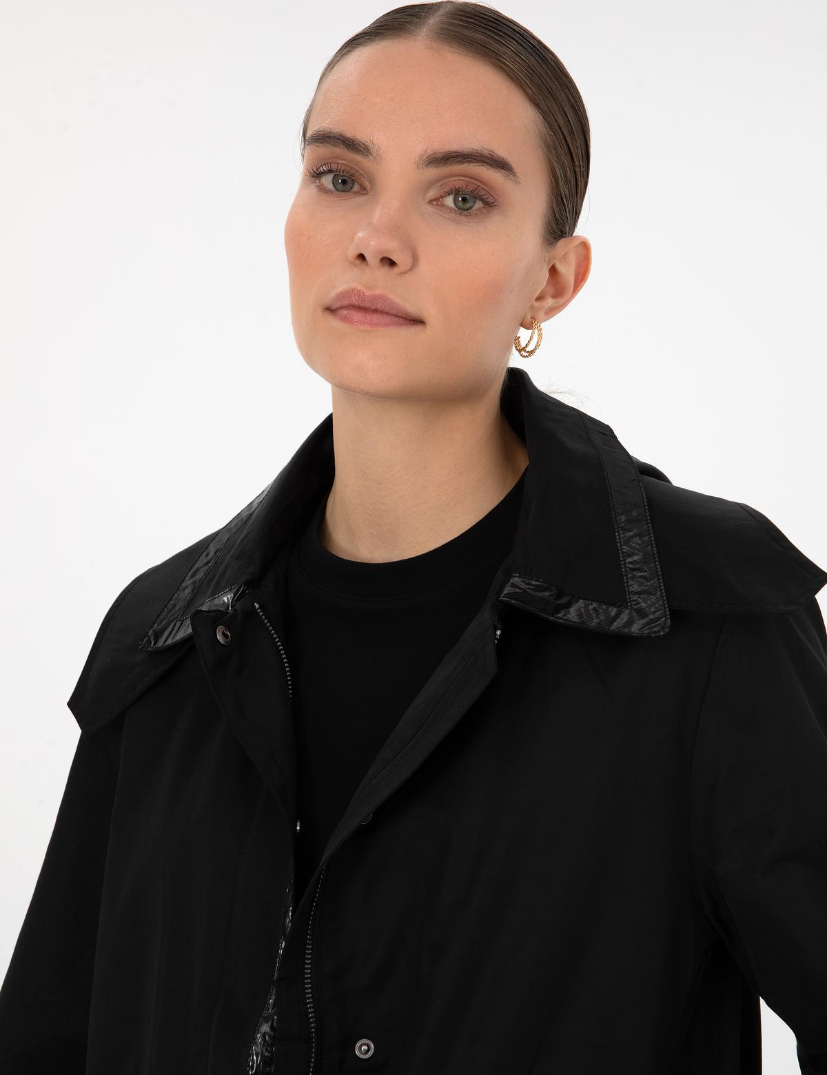 Siyah Regular Fit Kaban - 50306387003