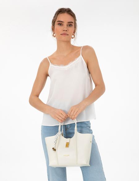 Beyaz Omuz Çantası - 50321709001