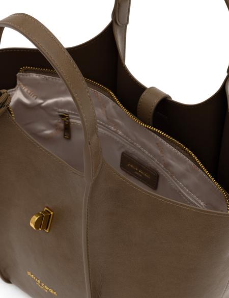 Koyu Vizon Omuz Çantası - 50321709004