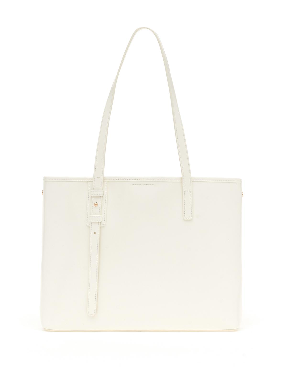 Beyaz Omuz Çantası - 50321774003