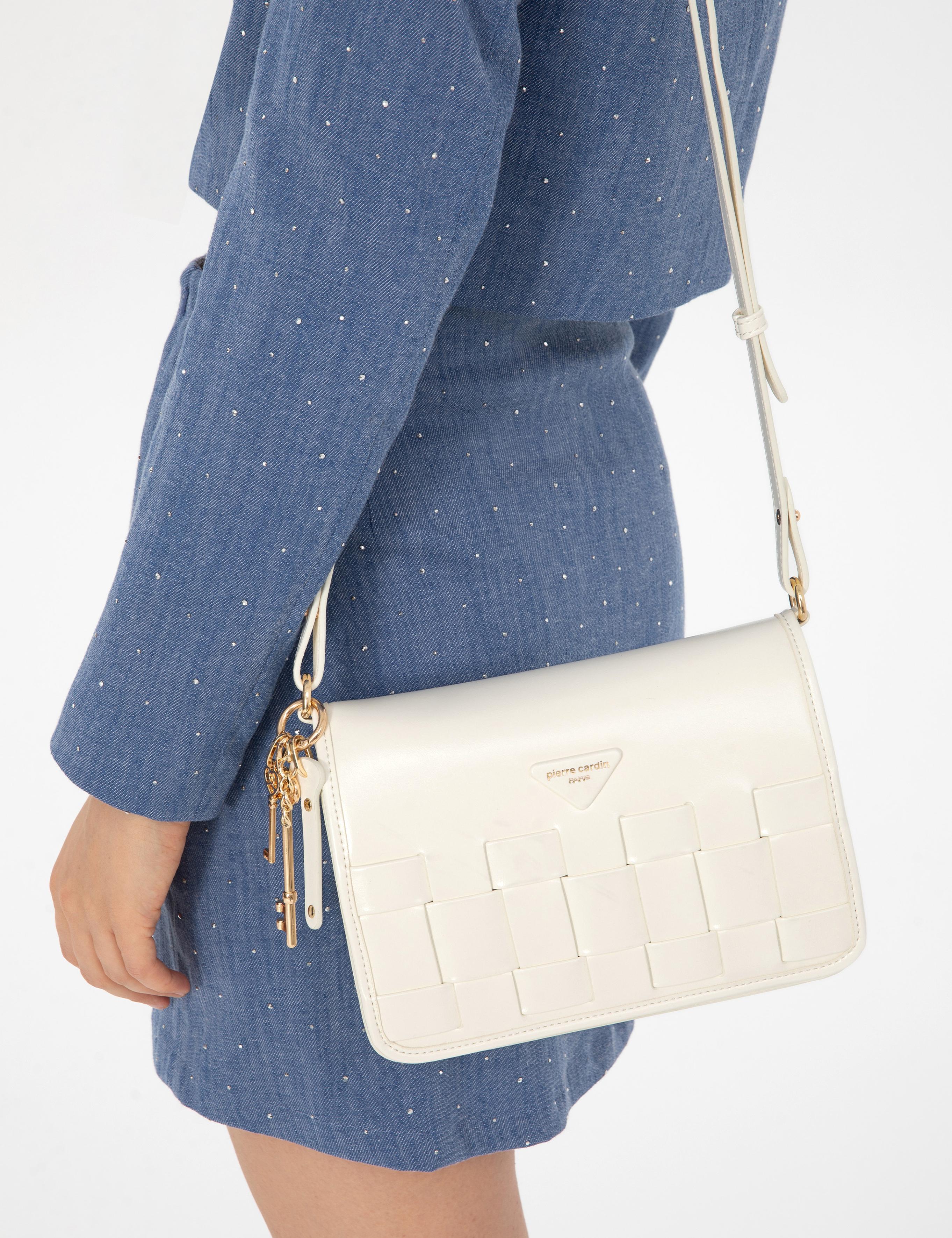 Beyaz Çapraz Çanta