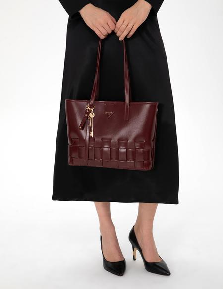 Bordo Omuz Çantası - 50321774004