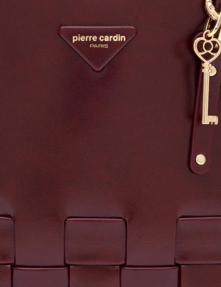 Bordo Omuz Çantası - 50321774004