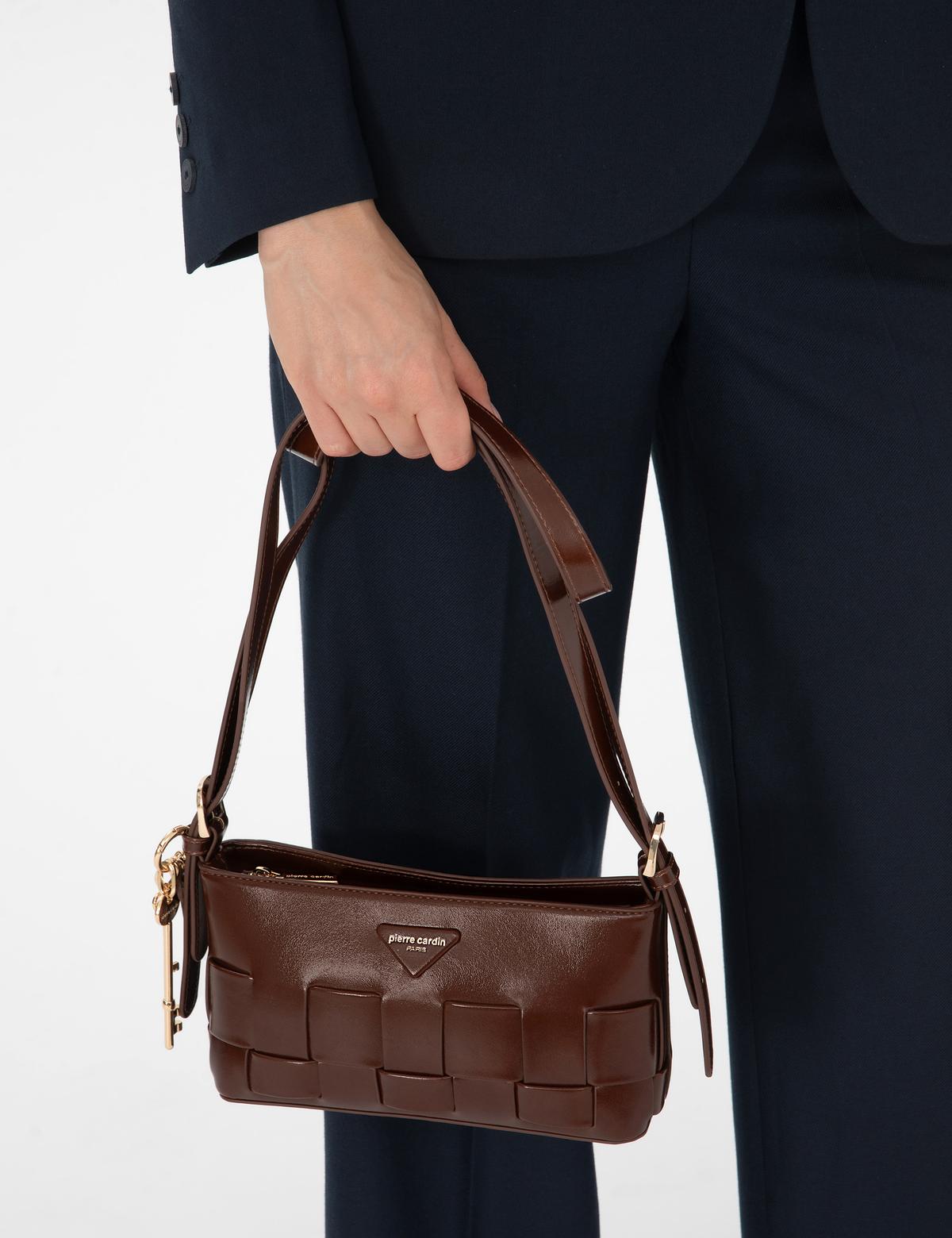 Kahverengi Omuz Çantası - 50321778002