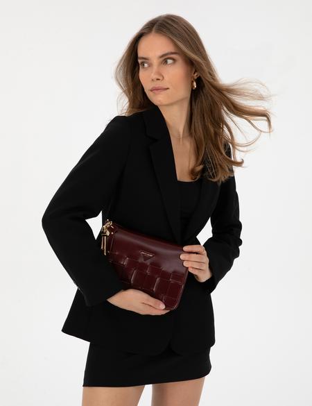 Bordo Çapraz Çanta - 50321775004