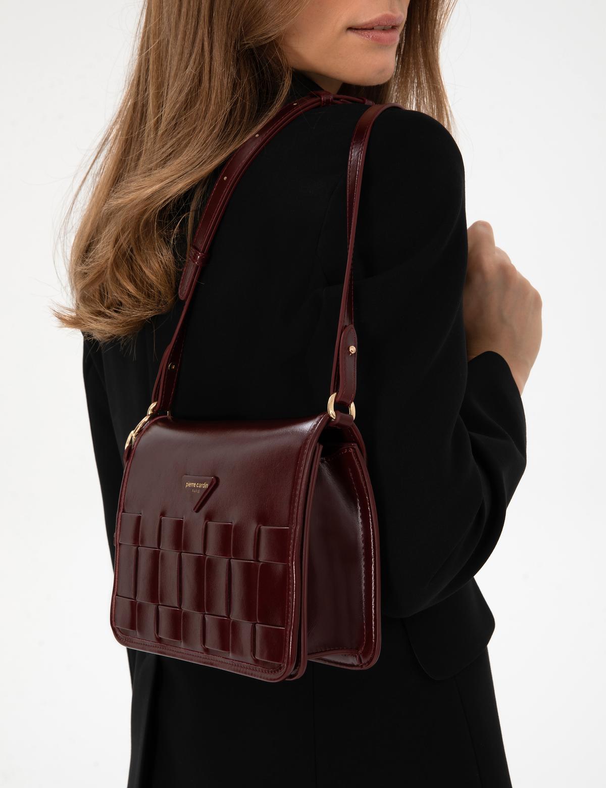 Bordo Çapraz Çanta - 50321775004