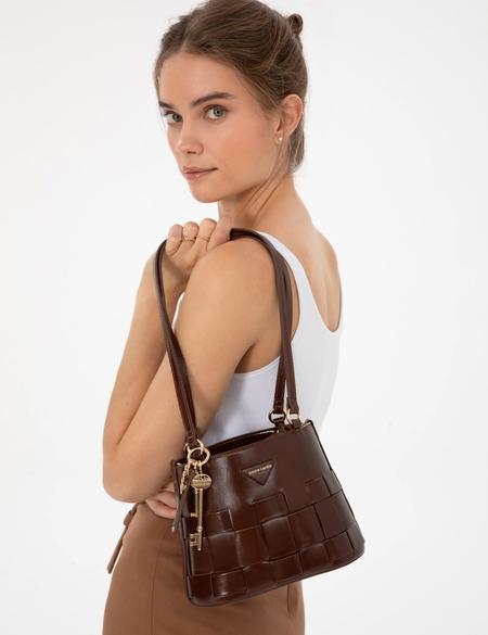 Kahverengi Omuz Çantası - 50321734002