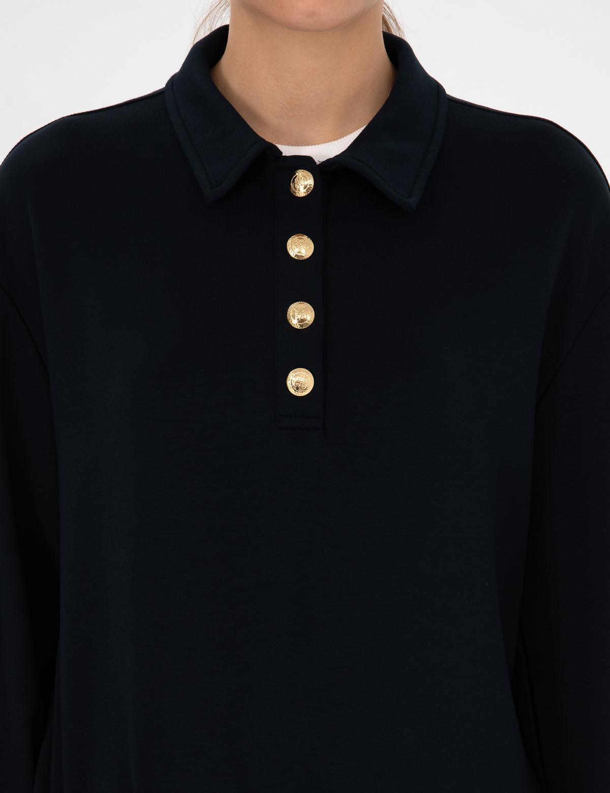 Lacivert Oversize Sweatshirt - 50309070018