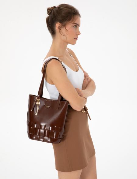 Kahverengi Omuz Çantası - 50321733002