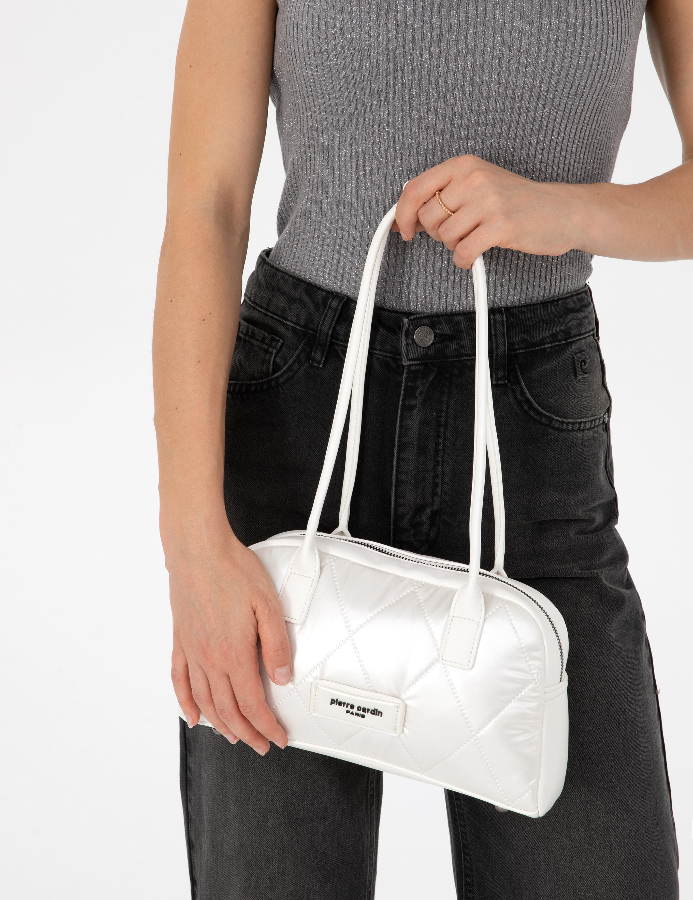 Beyaz Omuz Çantası