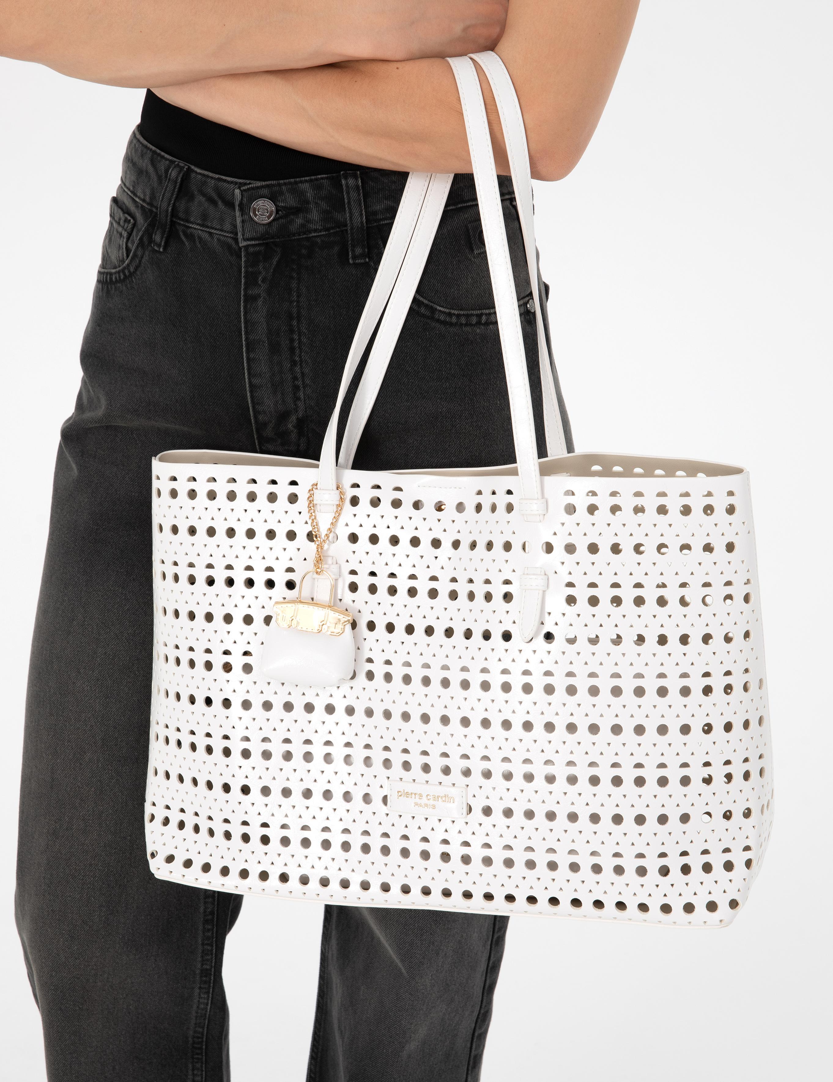 Beyaz Omuz Çantası