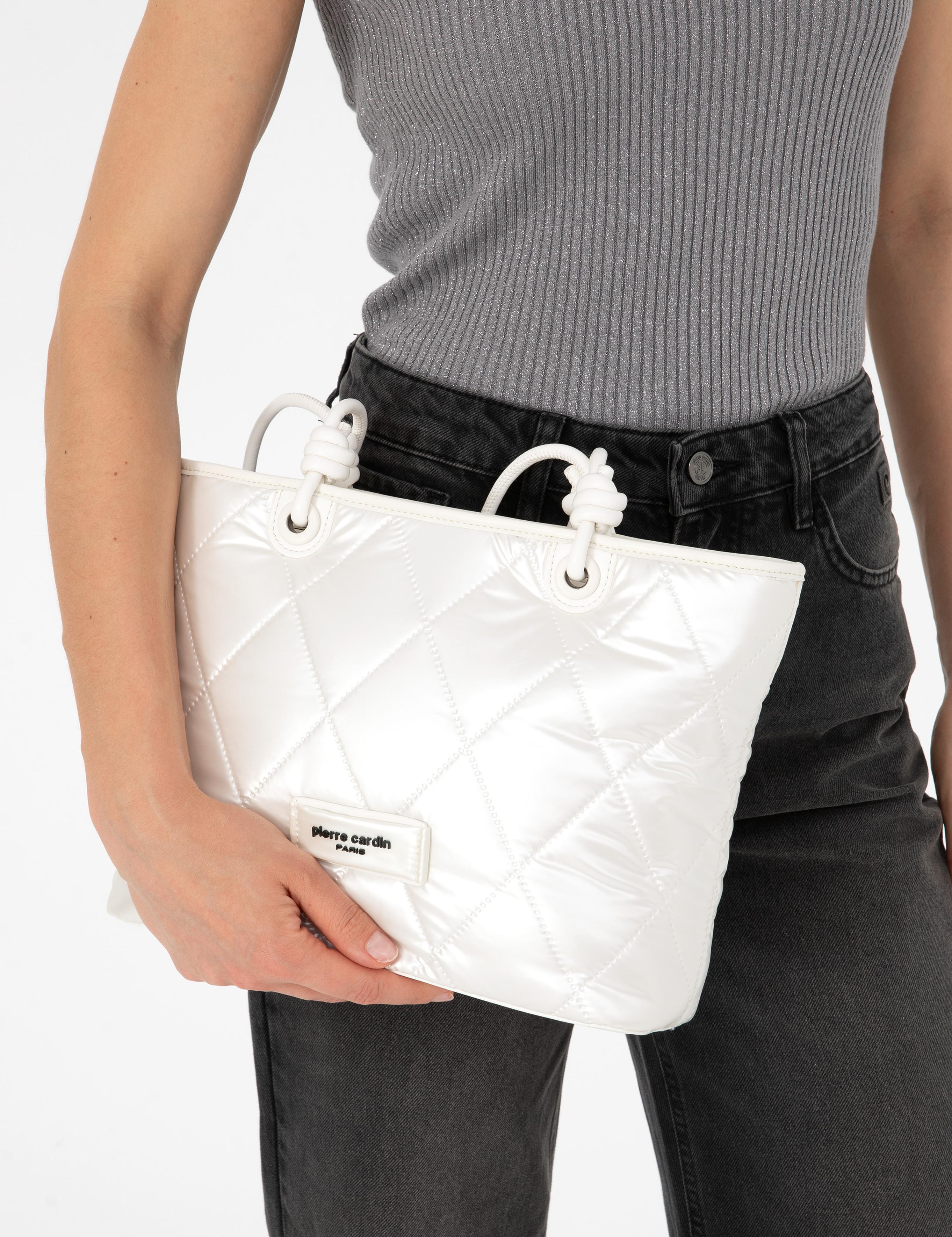 Beyaz Omuz Çantası