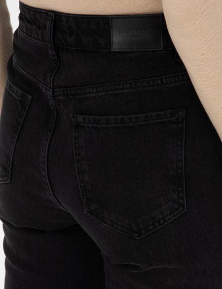 Siyah Straight Fit Jean Pantolon - 50318236002