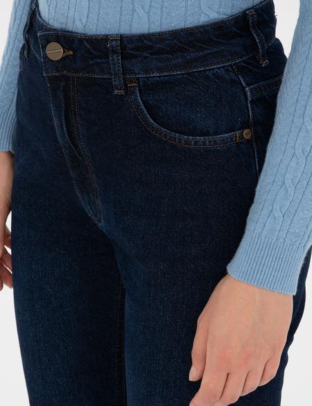 Lacivert Straight Fit Jean Pantolon - 50318007011