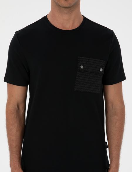 Siyah Regular Fit Tişört - 50316594004