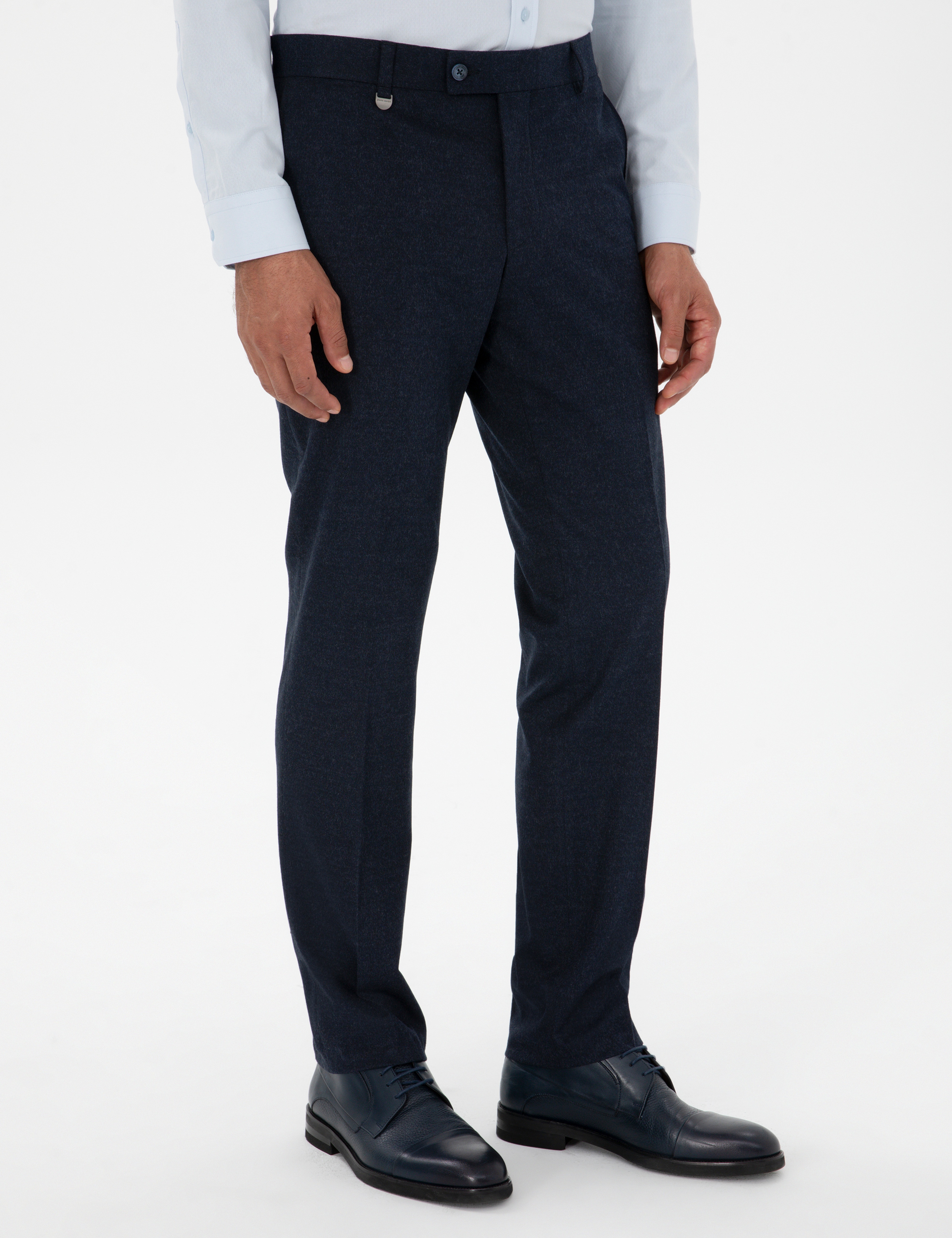 Lacivert Slim Fit Kumaş Pantolon - Image 2