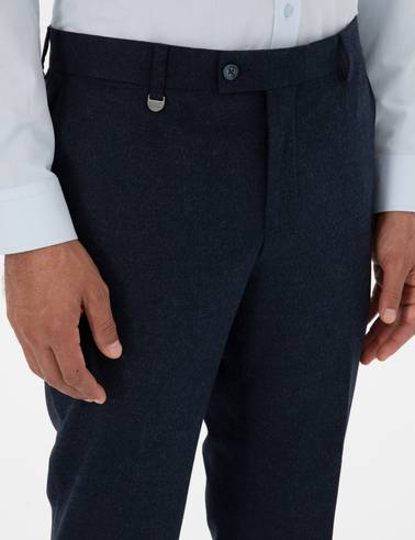 Lacivert Slim Fit Kumaş Pantolon